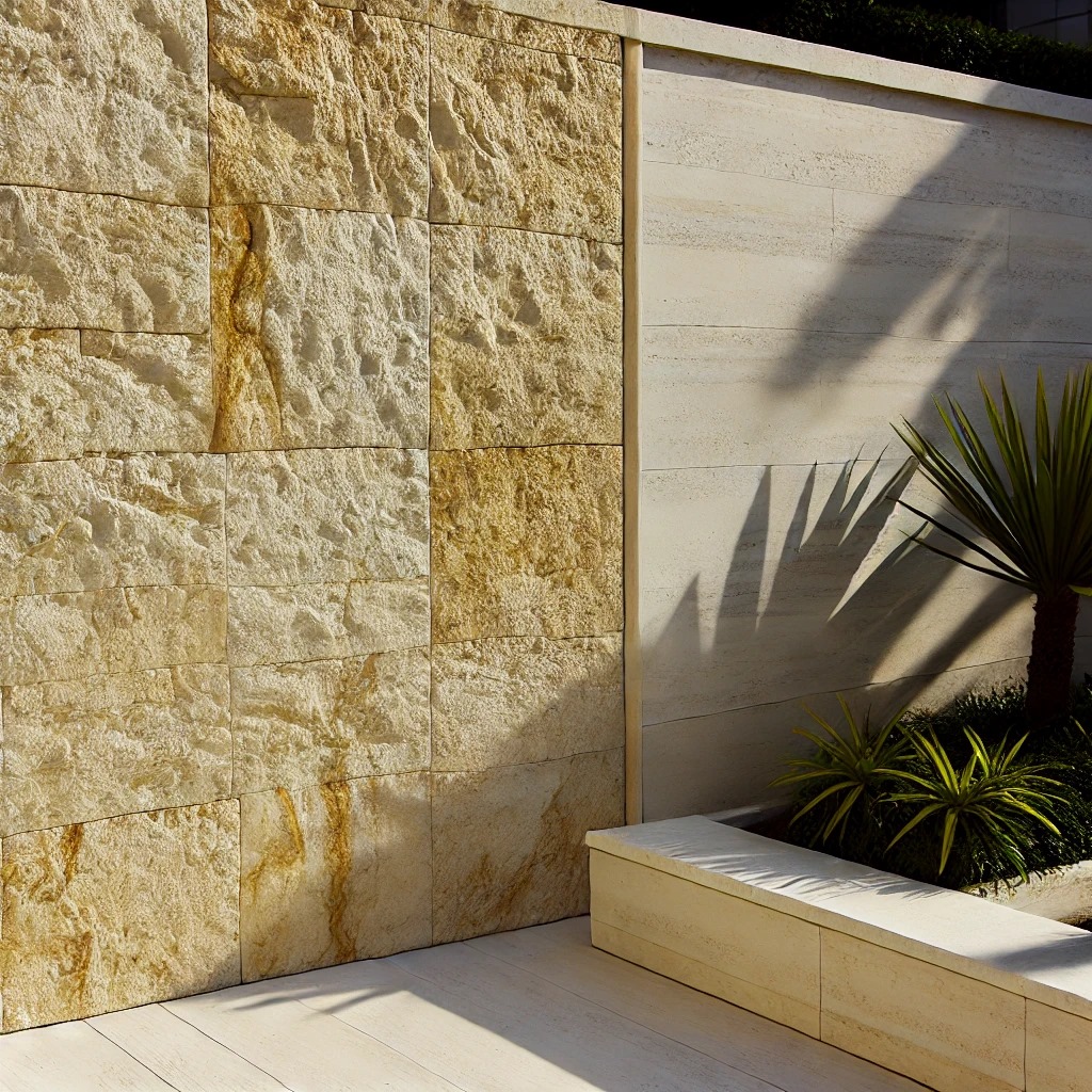 Travertino Cairo Rock Face | Travertino Romano Stone Casa® — Pedras Naturais Eco-Friendly Travertino Cairo Rock Face — Travertino Romano Stone Casa® eco-friendly